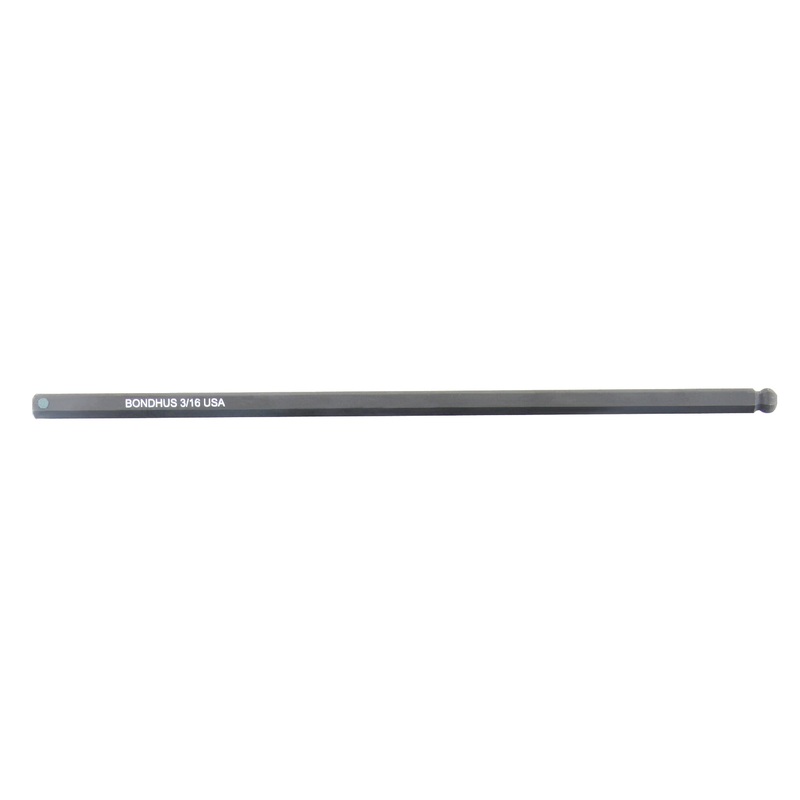 BONDHUS 17mm BallEnd ProHold InHex 6 Socket Bit, 31686