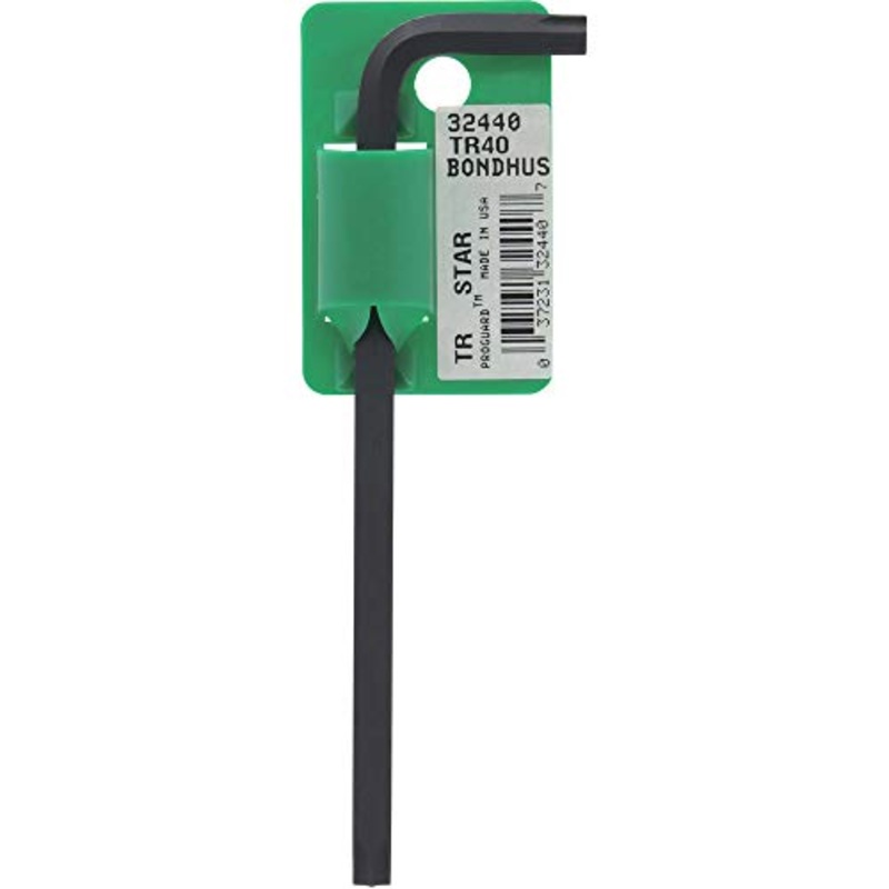BONDHUS TR40 Tamper Proof Torx Key TX40, 32440