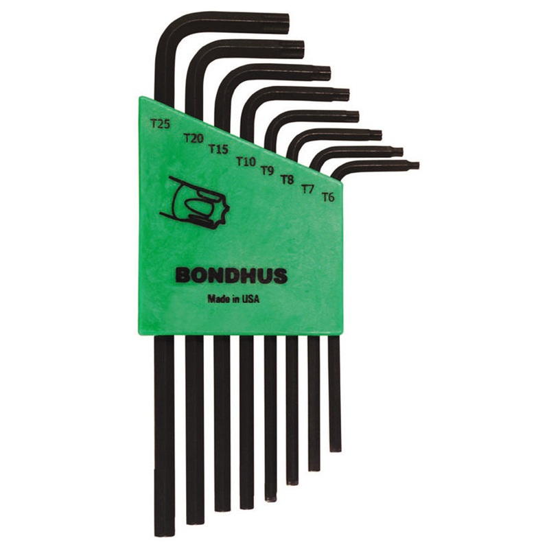 BONDHUS TRTL8S Tamper Proof Key Set TR6-TR25, 32432 (DISCONTIUNED NO STOCK)