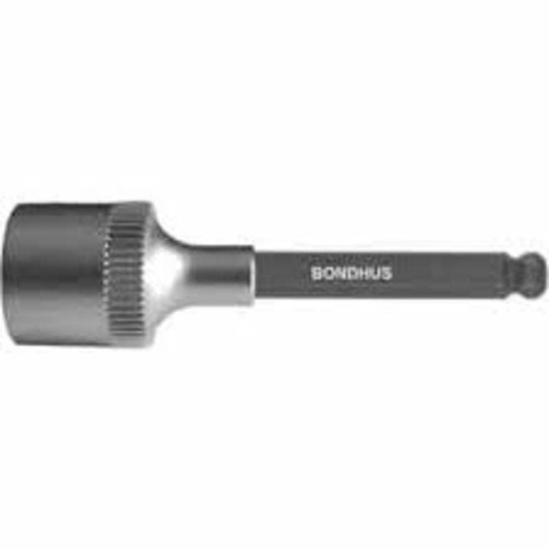 BONDHUS 1/8 2 (50mm) ProHold BallEnd InHex Bit & 3/8 Socket, 43407