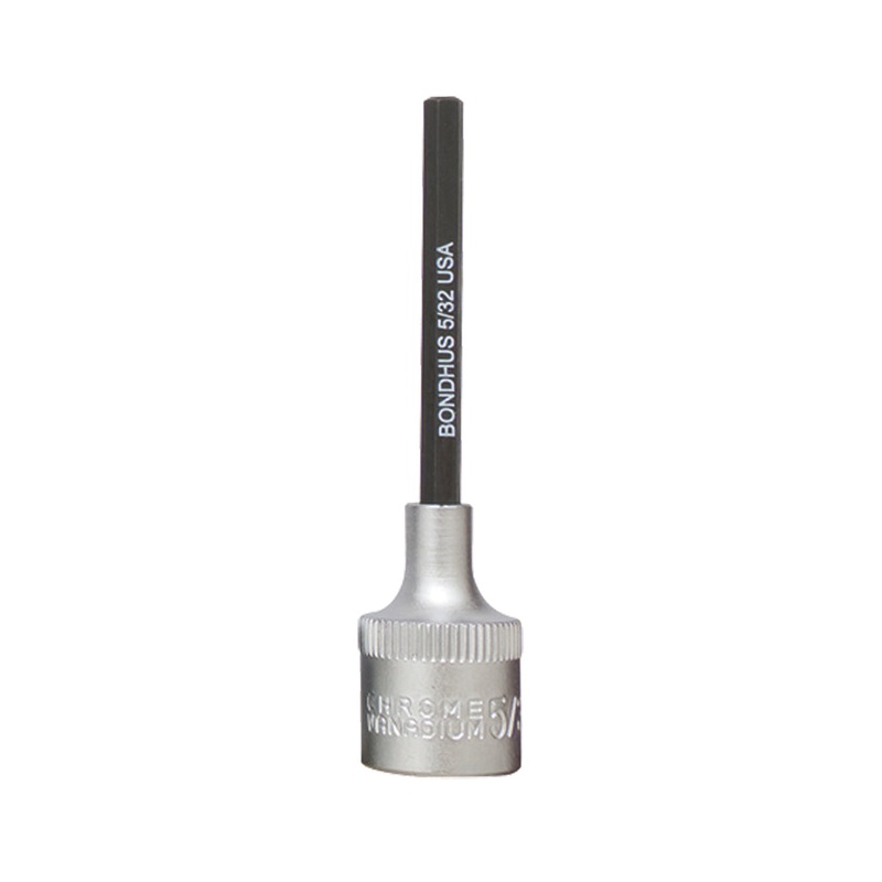 BONDHUS 1/8 2 (50mm) ProHold InHex Bit 3/8 Socket, 43207