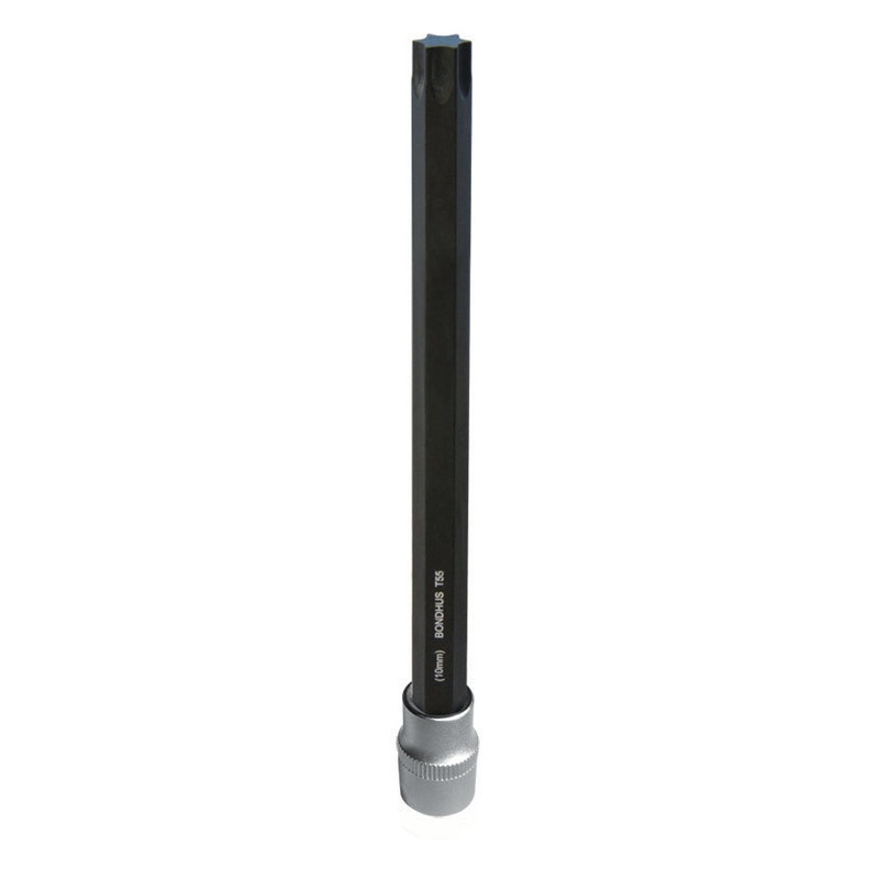BONDHUS T9 ProHold Torx InHex Bit + 1/4 Socket, TX9, 44609
