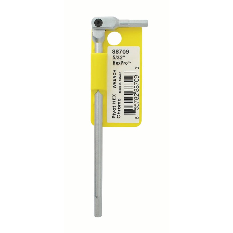 BONDHUS 1/4 HexPro Pivot Head Hex Key, 88712