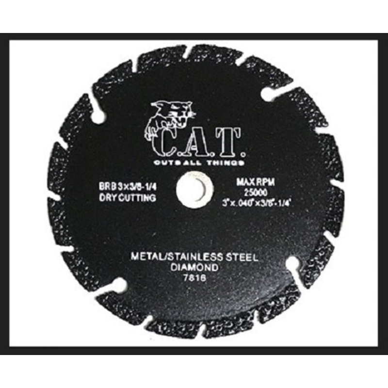 3 C.A.T. Diamond Blades (Cuts-All-Things)