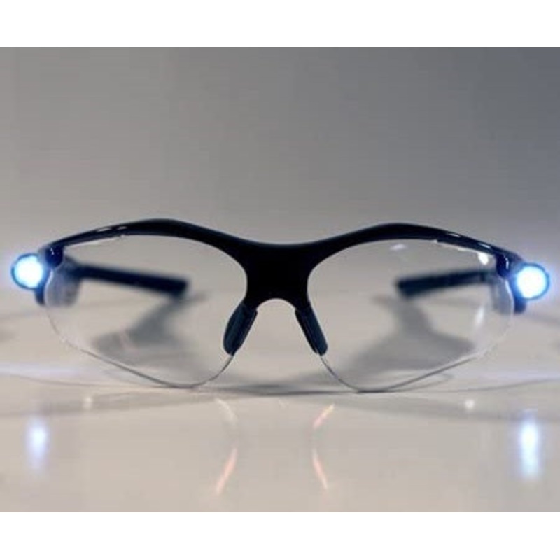 Railhead Gear Safety Glasses with Two 15 Lumen LEDs