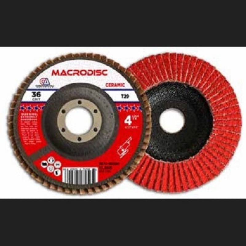 4 1/2 x 7/8 80 Grit Type 29 Ceramic Standard Flap Discs (Pack of 10)