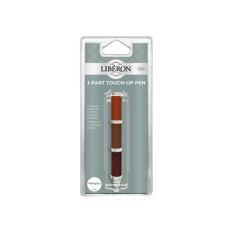 Liberon 3 Part Touch-Up Pen Mahogany