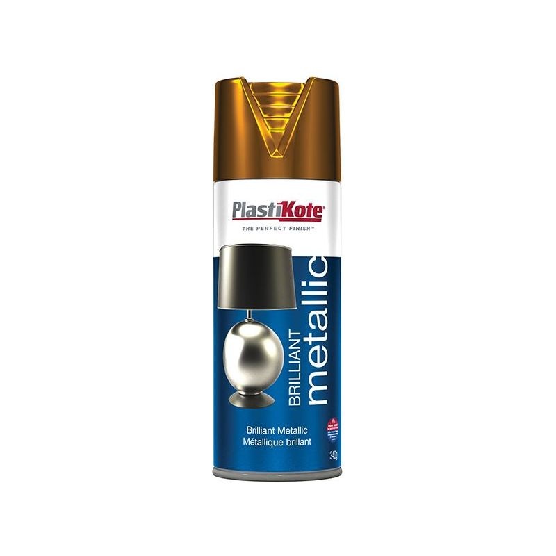 Plastikote Brilliant Metallic Spray Copper 400ml