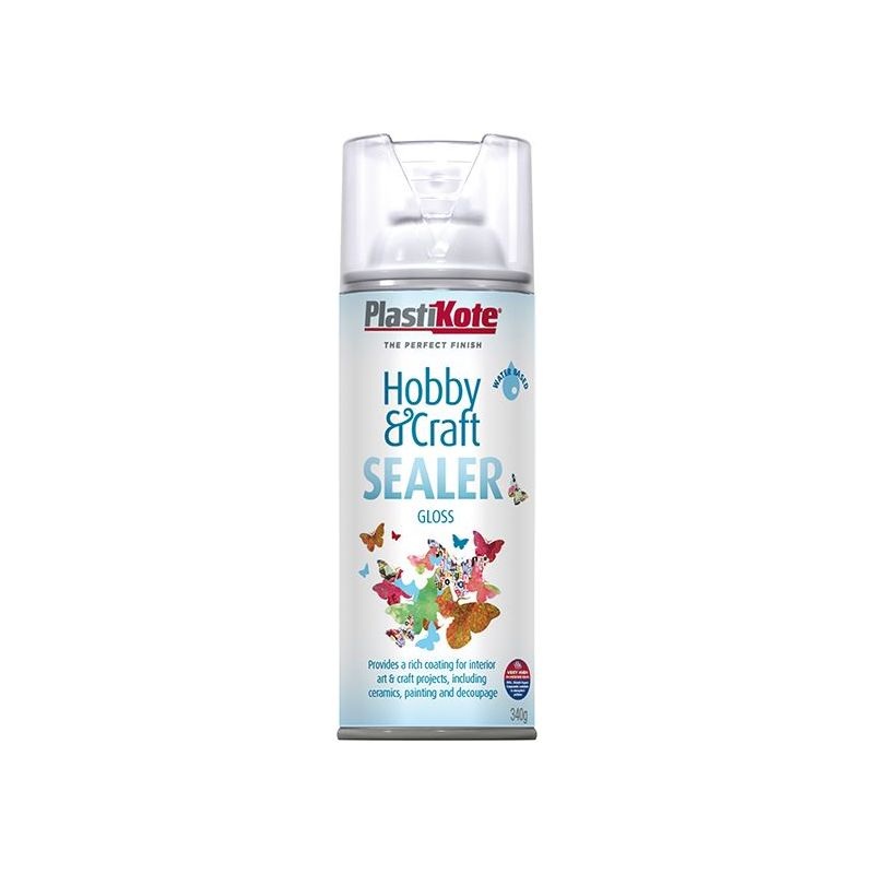 Plastikote Hobby & Craft Sealer Spray Clear Gloss 400ml