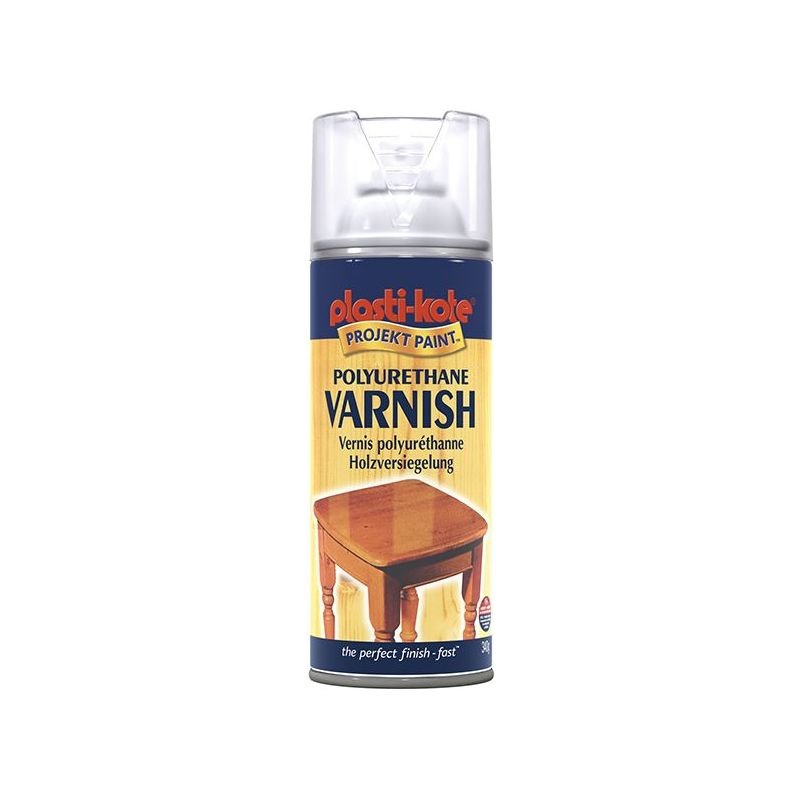 Plastikote Varnish Spray Clear Gloss 400ml
