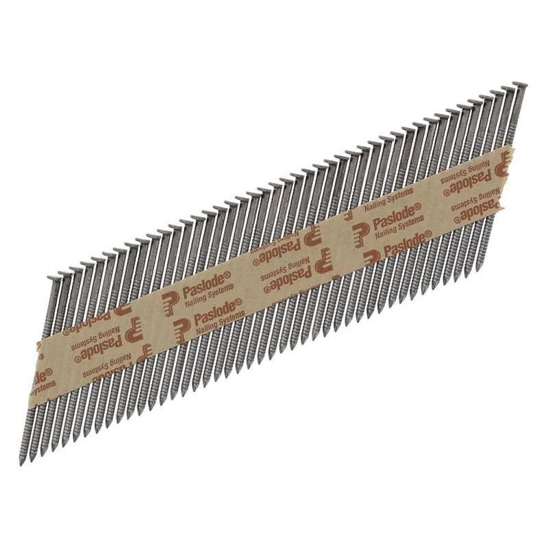 Paslode 3.1 x 75mm 350 Ring Nails Bright Finish Box of 2200 + 2 Fuel Cells