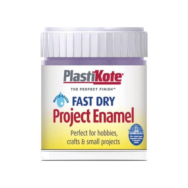 Plastikote Fast Dry Enamel Paint B22 Bottle Lavender 59ml