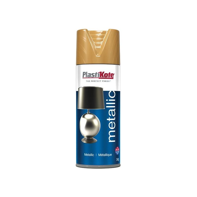 Plastikote Metallic Spray Antique Gold 400ml