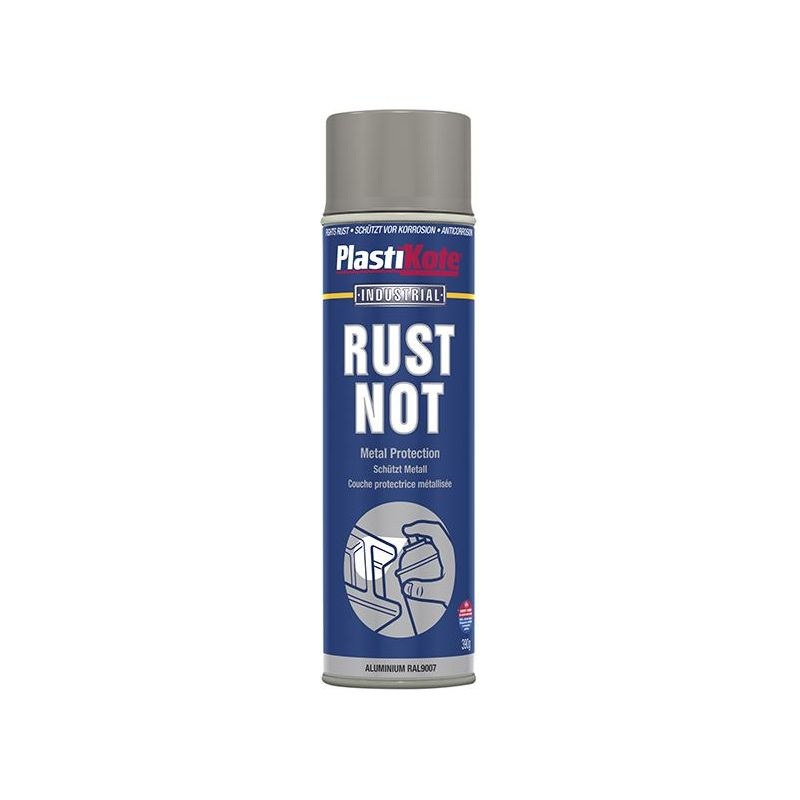 Plastikote Rust Not Spray Matt Aluminium 500ml