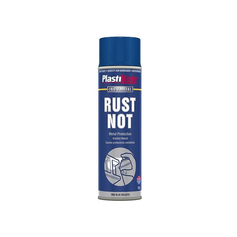 Plastikote Rust Not Spray Matt Midnight Blue 500ml
