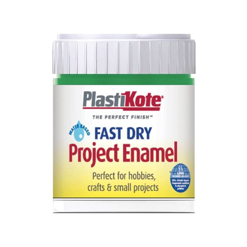 Plastikote Fast Dry Enamel Paint B9 Bottle Garden Green 59ml