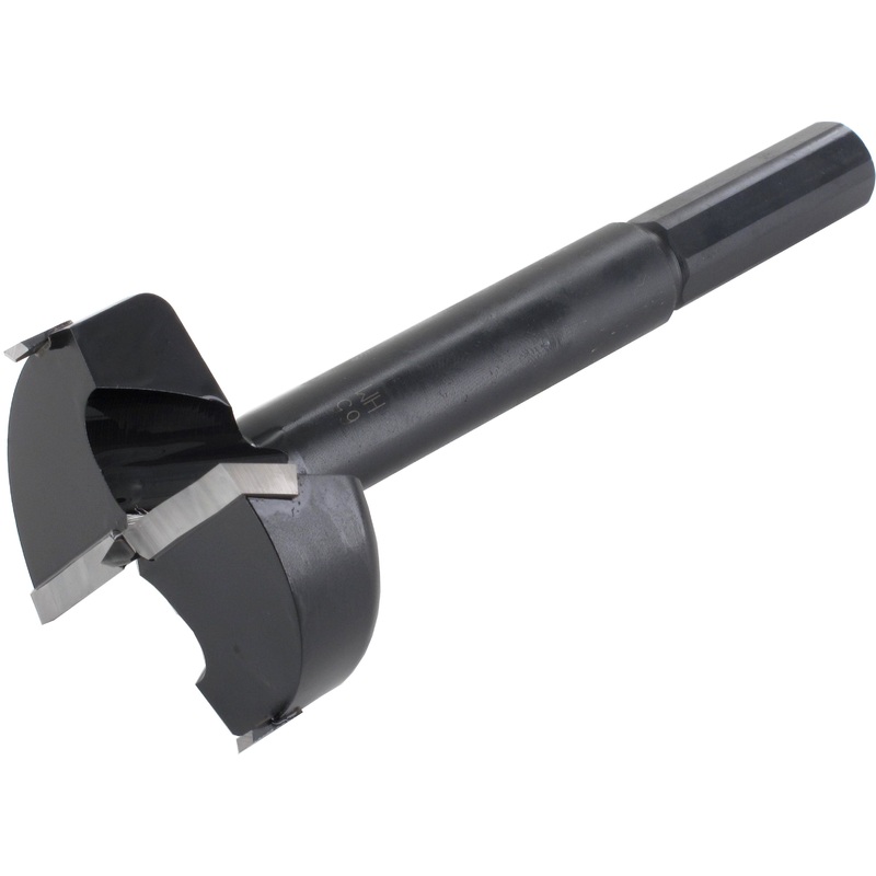 FAMAG 12mm Carbide Tipped TCT Cylinder Boring Forstner Bit, Long Version OAL140mm, 1661012