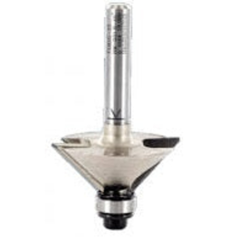 FAMAG Bevel Bit high quality carbide tipping, with changeable ball bearing guide on the face side; S8, 3118845