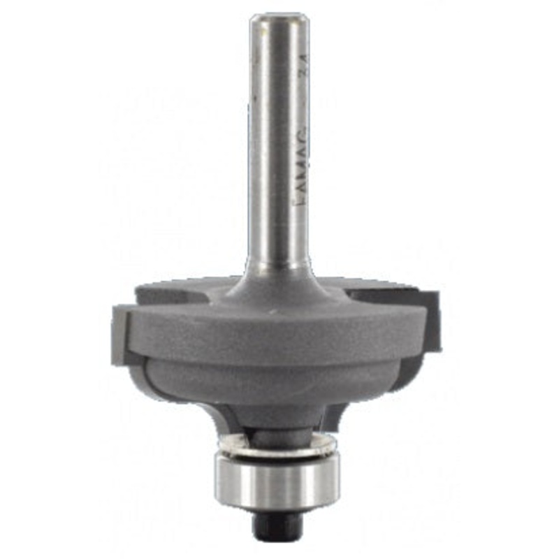 FAMAG Profile cutter Bit (ogee fillet), high quality carbide tipping, with changeable ball bearing guide (12,7) on the face side, 3121834