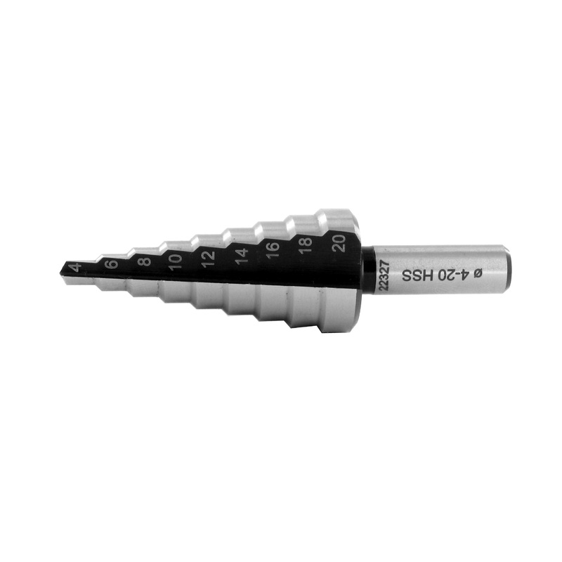 FAMAG Step drill HSS,  4 -20mm, 3692020  (DISCONTINUED LIMITED STOCK)
