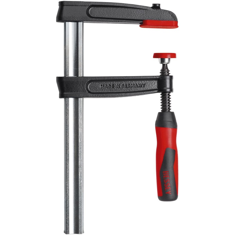 BESSEY TPN16BE-2K Malleable cast iron screw clamp TPN 160/80 2pc Plastic Handle, BE107737