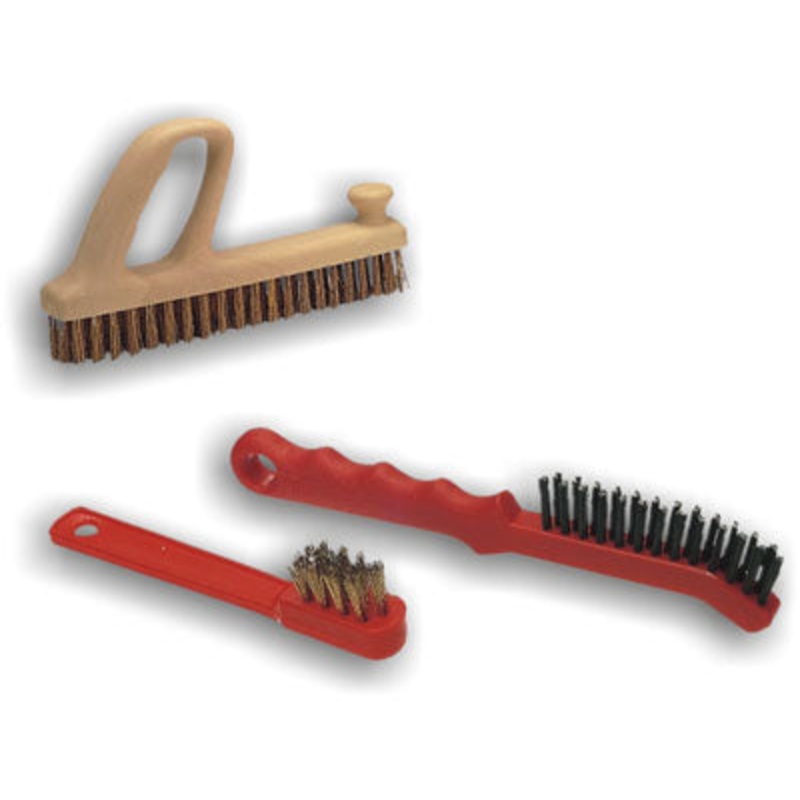 SITBRUSH  Wood/Plastic Hand brushes for Spark plugs Crimped wire,  1810