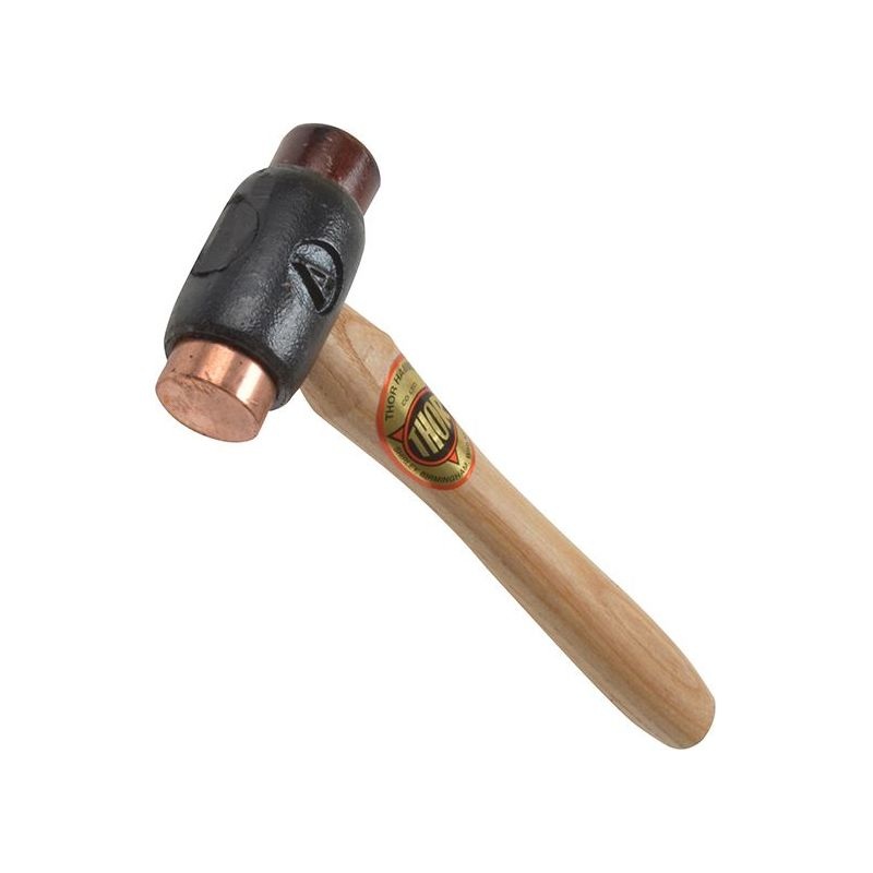 Thor 208 Copper / Hide Hammer Size A (25mm) 355g