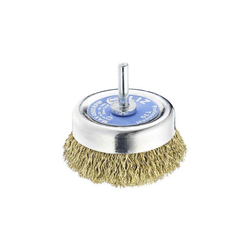 SIT  Cup brushes Drill Crimped wire 0.3: 70Brass  SIT 0657