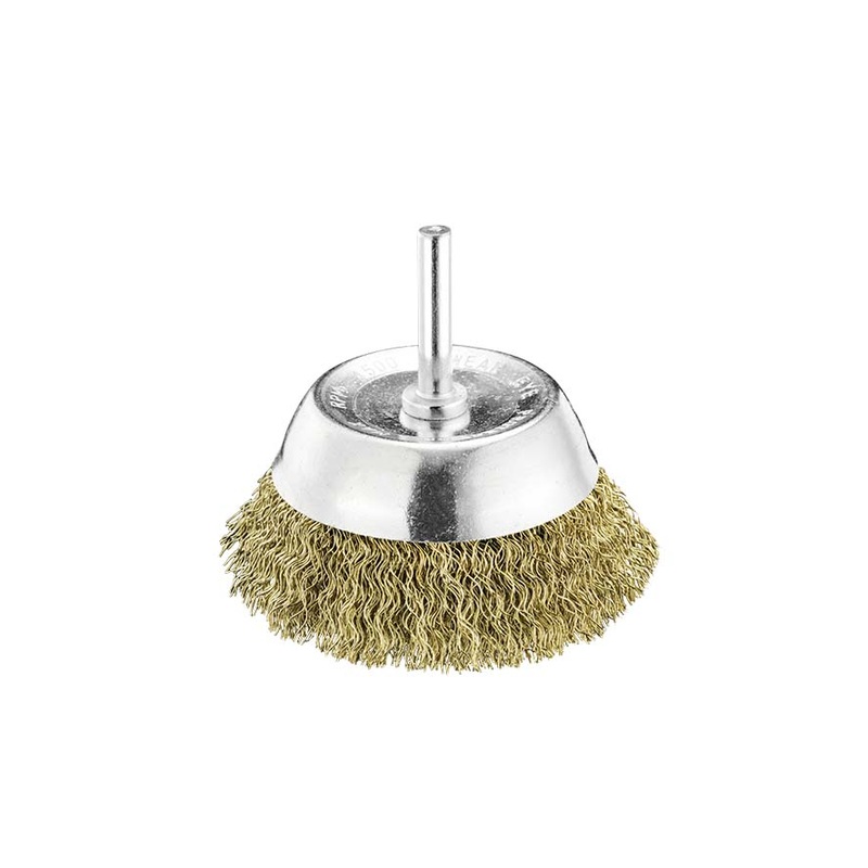SITBRUSH TE75 Cup brushes Drill 75mm Dia Crimped wire 0.3: Steel  SIT 0661