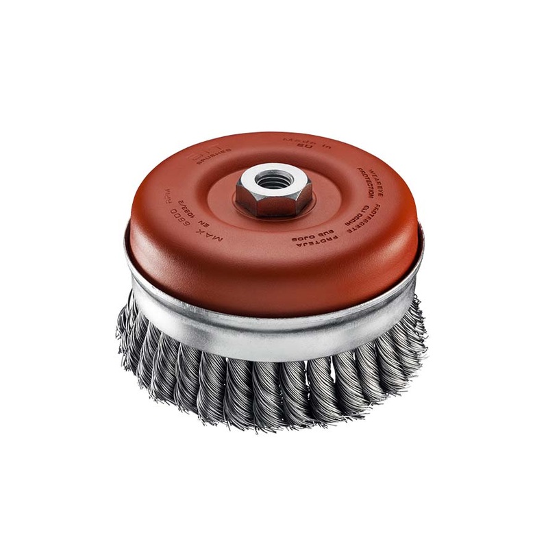 SITBRUSH TU131 120mm Twist Knot 0.5 Cup Brush For Angle Grinder M14, 0278
