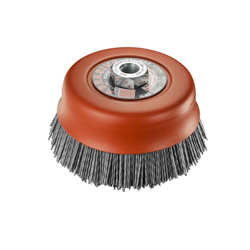 SITBRUSH T100 100mm Abrasive 0.9 Nylon Cup Brush For Angle Grinder M14 , 0139