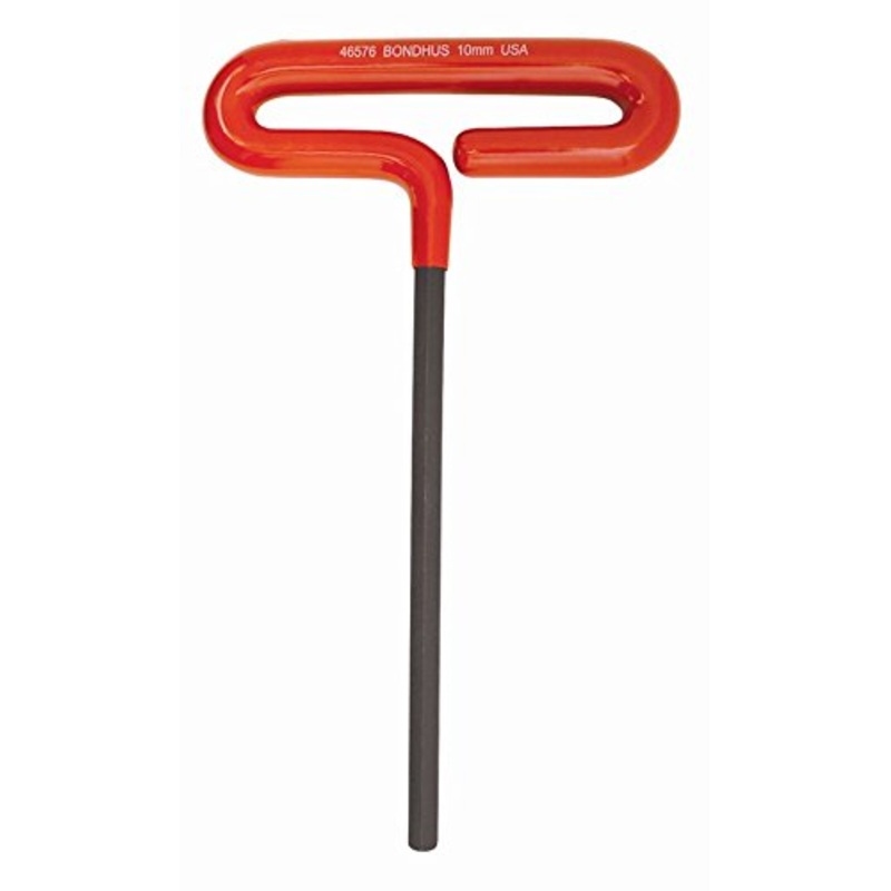 BONDHUS 10mm T-Handle Hex Cushion Grip 9, 46576