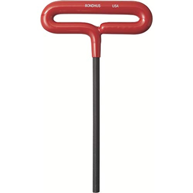 BONDHUS 2.5mm T-Handle Hex Cushion Grip 6, 46454