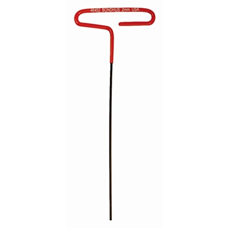 BONDHUS 2mm T-Handle Hex Cushion Grip 6, 46452