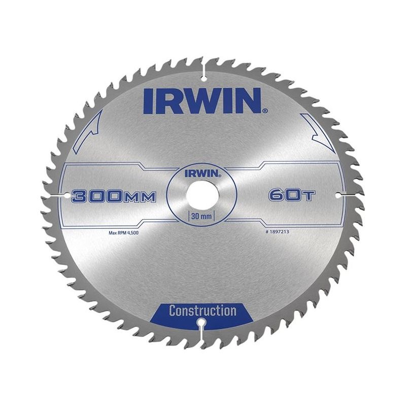 Irwin General Purpose Table & Mitre Saw Blade 300 x 30mm x 60T ATB