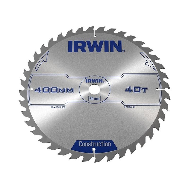 Irwin General Purpose Table & Mitre Saw Blade 400 x 30mm x 40T ATB