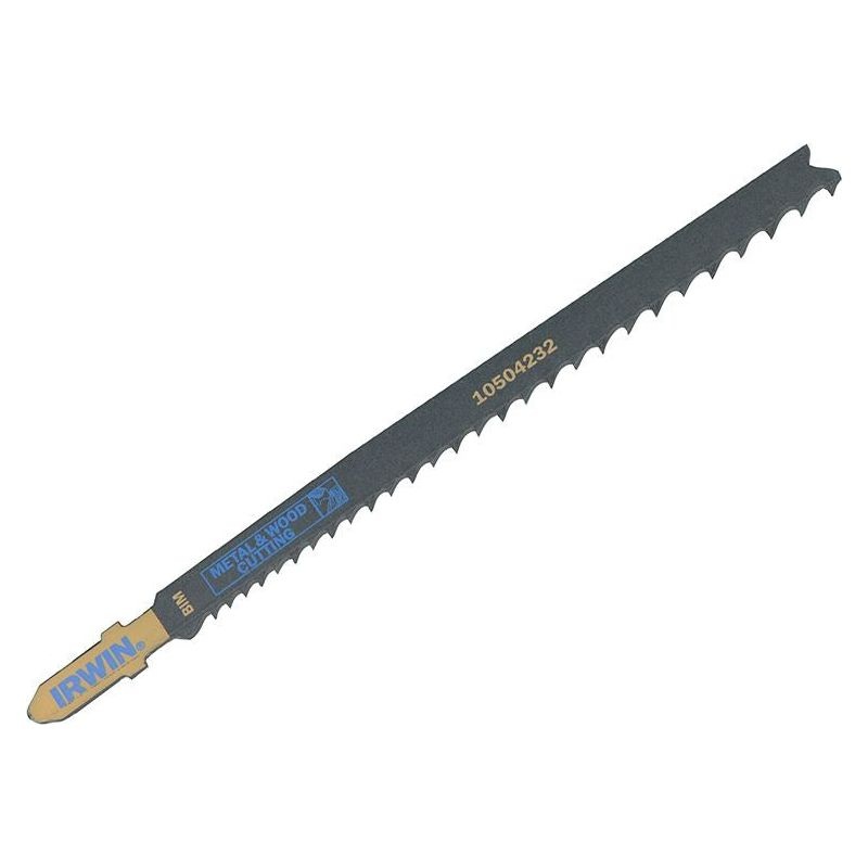 Irwin Jigsaw Blades Metal & Wood Cutting Pack of 5 T345XF