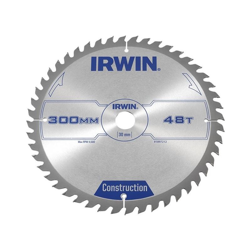 Irwin General Purpose Table & Mitre Saw Blade 300 x 30mm x 48T ATB