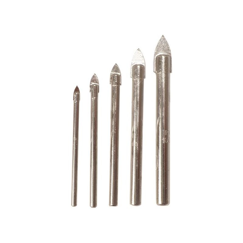 Irwin Glass & Tile Drill Bit Set of 5