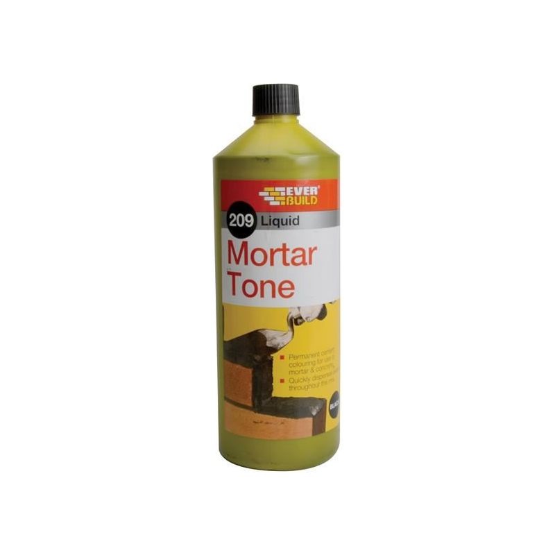 Everbuild Sika 209 Liquid Mortar Tone Black 1 litre