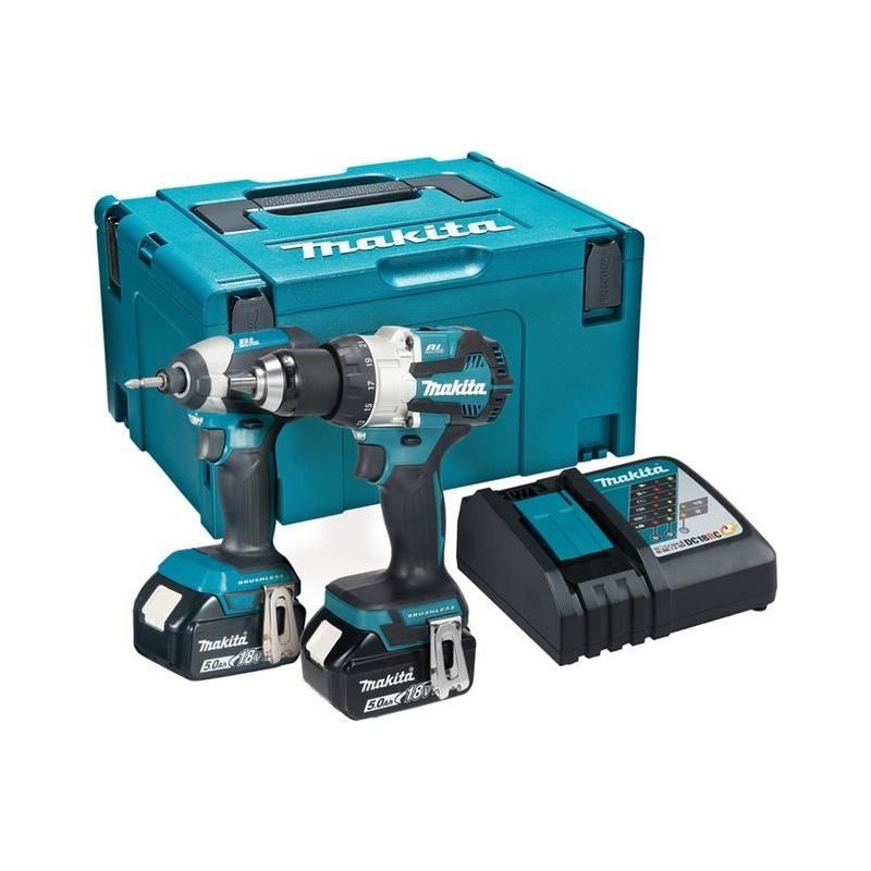 Makita DLX2507TJ LXT Brushless Combo Kit 18V 2 x 5.0Ah Li-ion