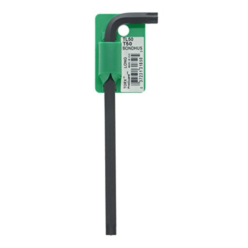 BONDHUS T50 Torx Key Long TX50, 31850