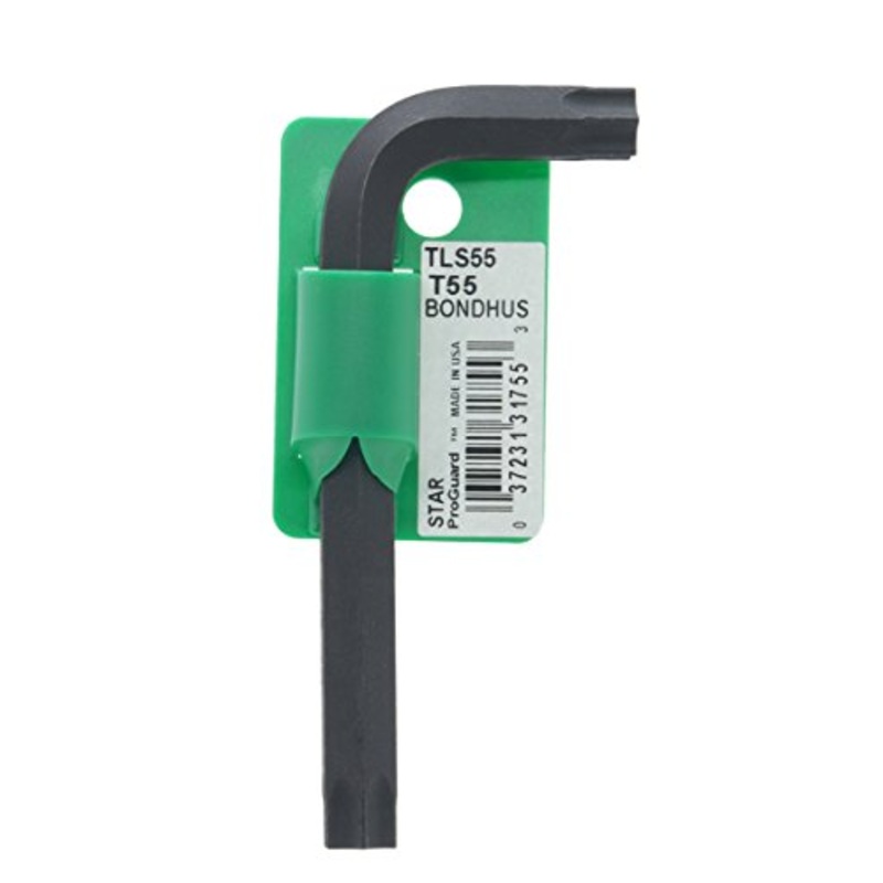 BONDHUS T55 Torx Key Short TX55, 31755