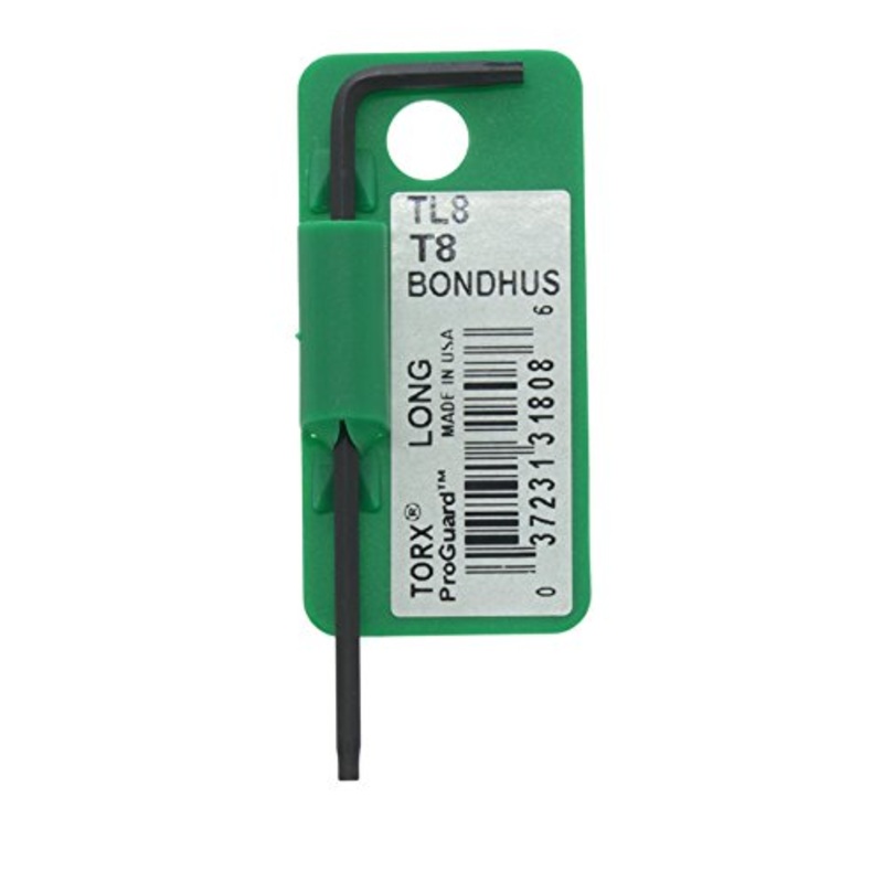 BONDHUS T8 Torx Key Long TX8, 31808