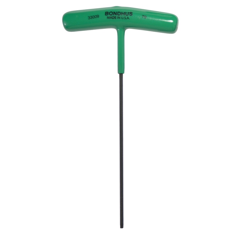 BONDHUS T9 T-Handle Torx Hex Driver TX9, 33009