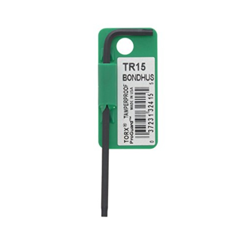 BONDHUS TR15 Tamper Proof Torx Key TX15, 32415