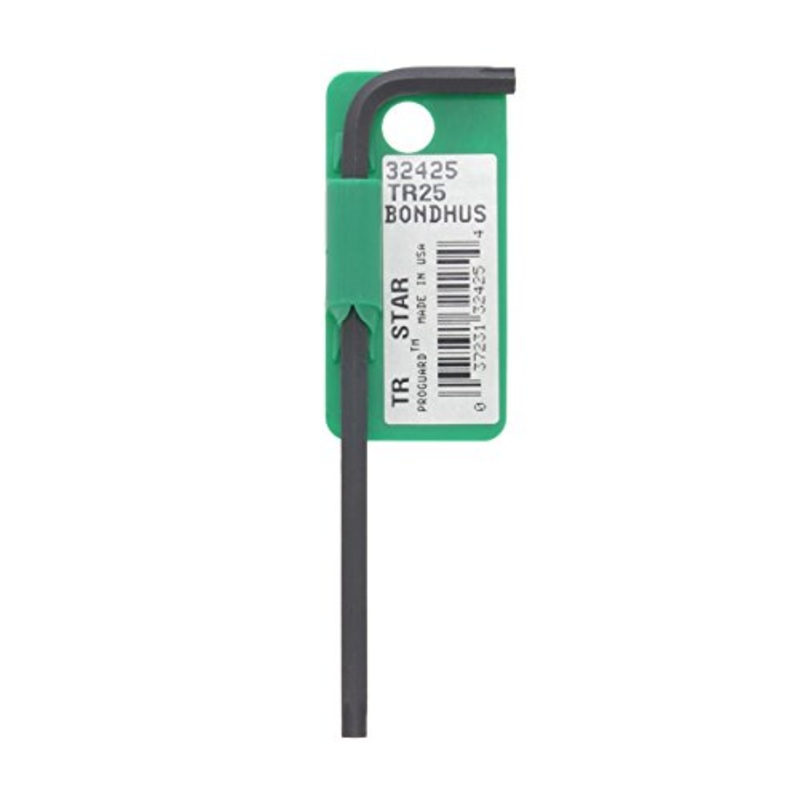 BONDHUS TR25 Tamper Proof Torx Key TX25, 32425