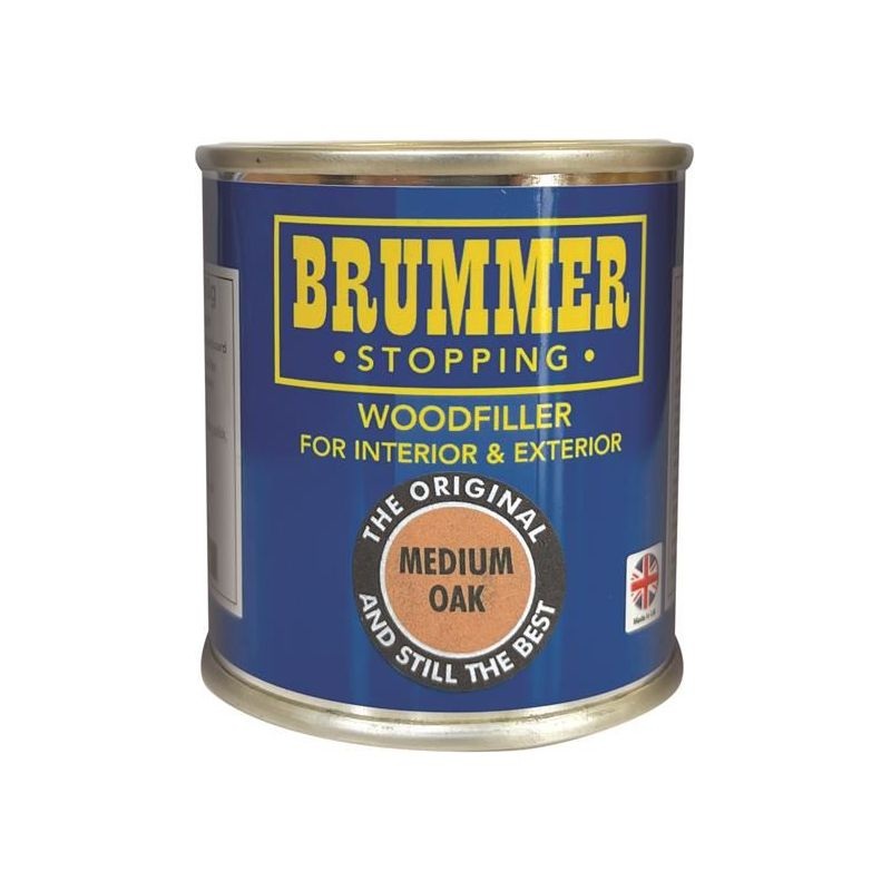 Brummer Wood Filler Medium Oak 250g
