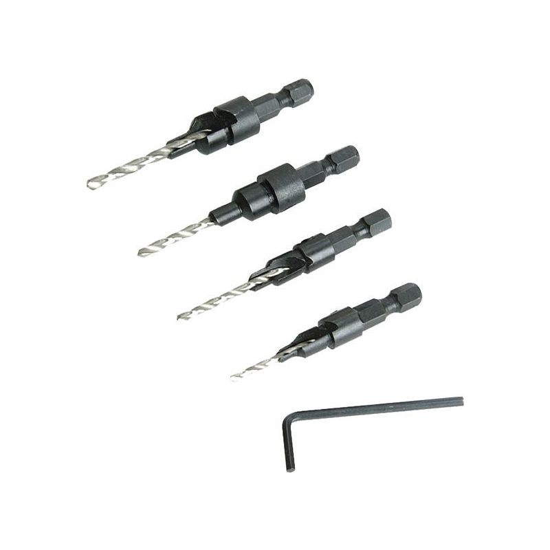 Faithfull Screwsink Set, 4 Piece