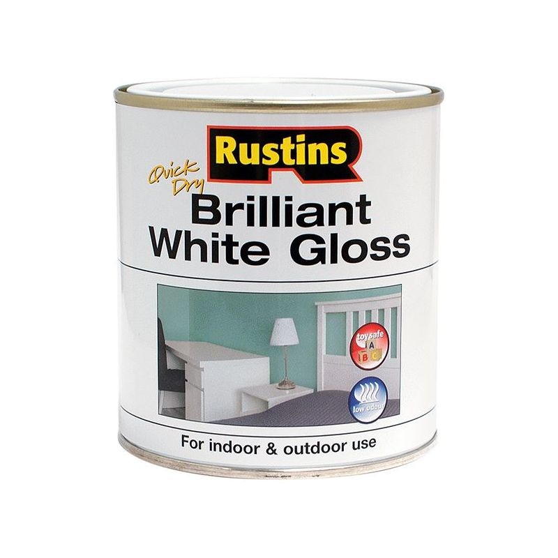 Rustins Quick Dry Brilliant White Gloss 250ml